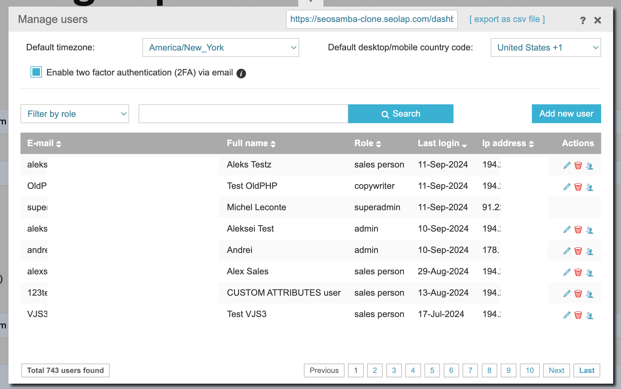 other manage users enable2fa