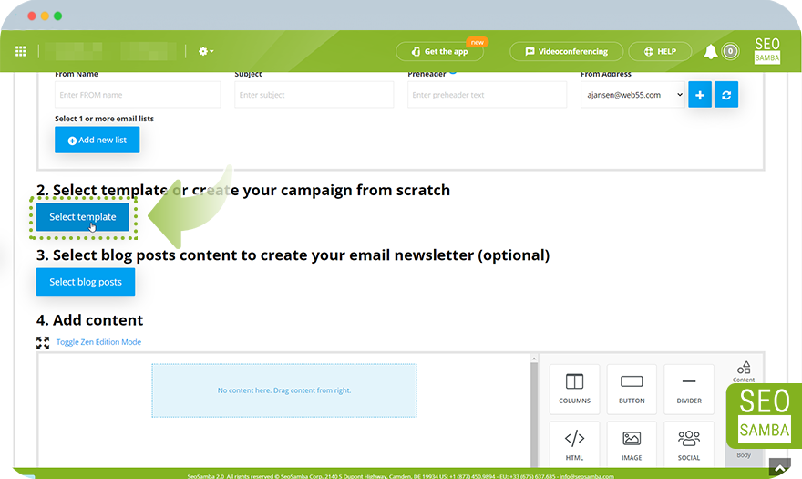 create email campaign