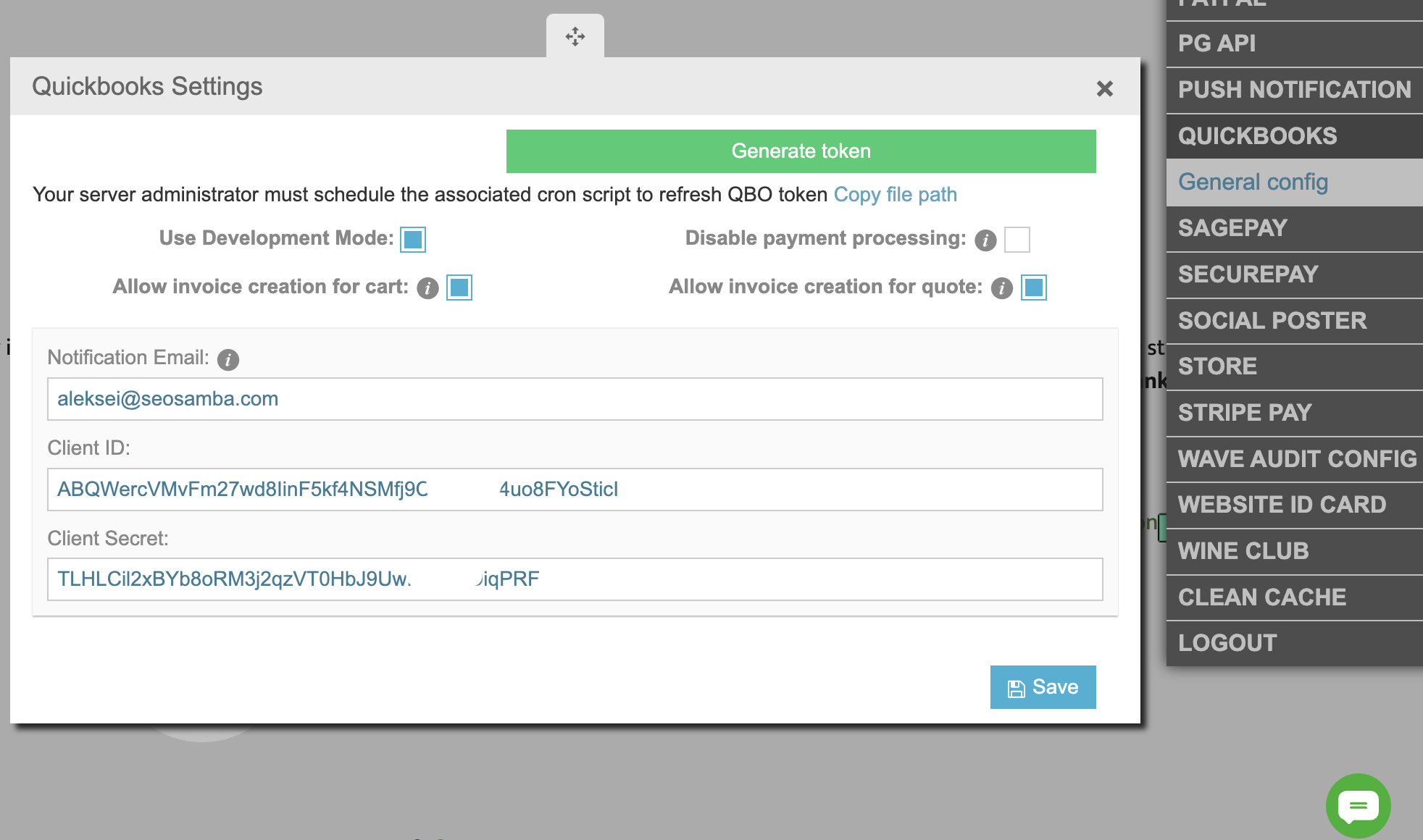 qb plugin config