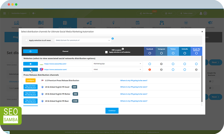 news distribution dashboard 2