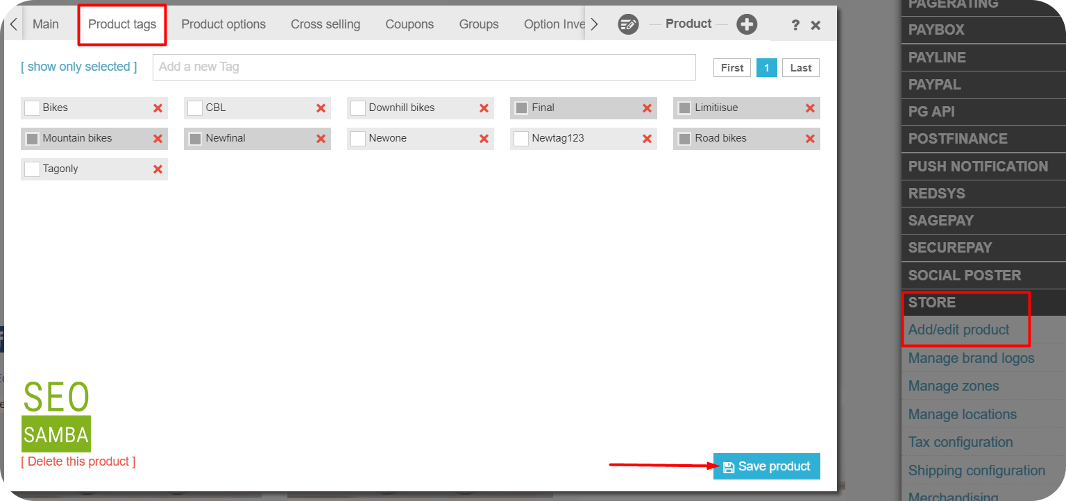 add and manage tags